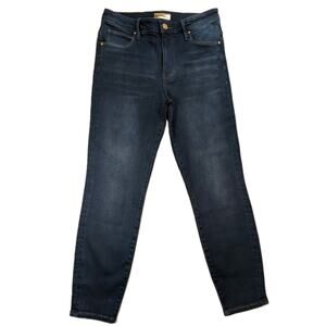 Kut from the Kloth Charlize High Rise Cigarette Jeans Womens 6 Dark Wash